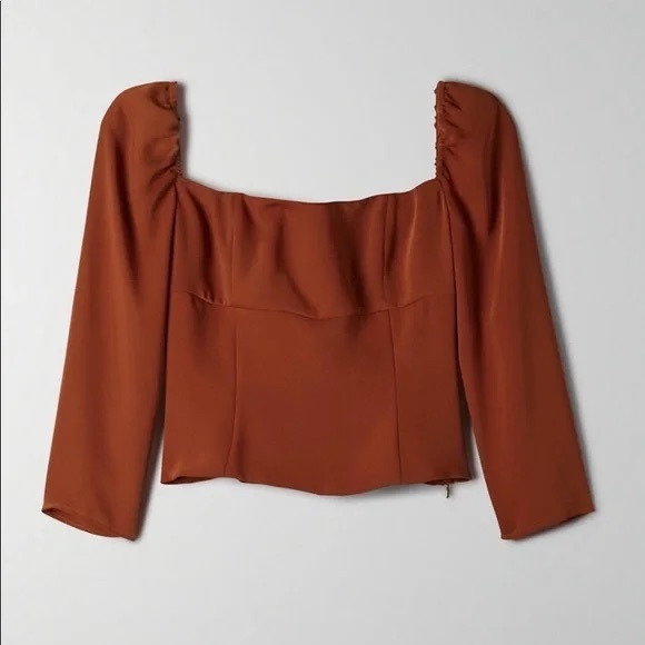 Aritzia Wilfred Cabo Blouse - Picture 1 of 6